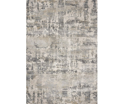 3' X 5' Gray And Tan Abstract Area Rug