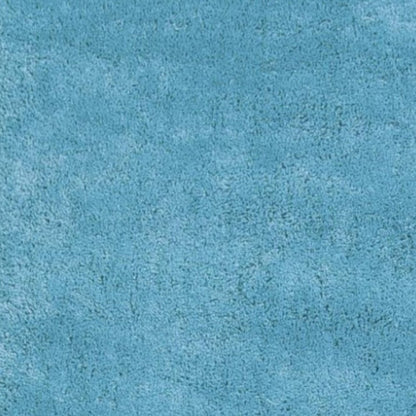 3' X 5' Blue Shag Hand Woven Area Rug