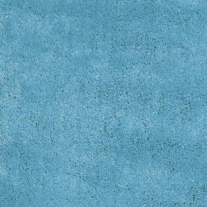 3' X 5' Blue Shag Hand Woven Area Rug