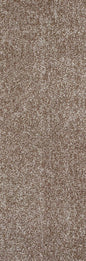 8' Beige And Brown Abstract Hand Woven Runner Rug