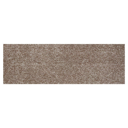 8' Beige And Brown Abstract Hand Woven Runner Rug