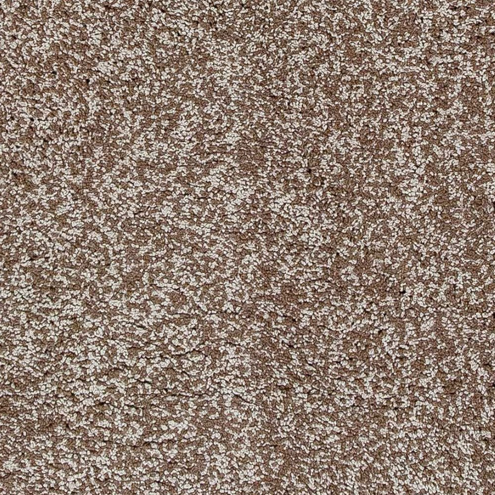 8' Beige And Brown Abstract Hand Woven Runner Rug