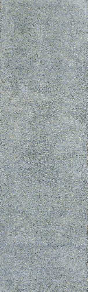 3' X 5' Blue Shag Hand Woven Area Rug