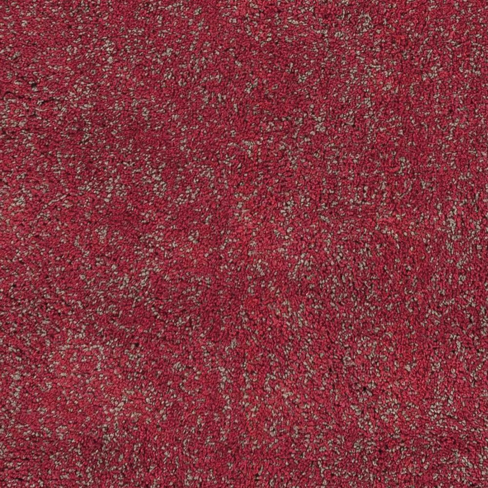 3' X 5' Red Heather Plain Area Rug