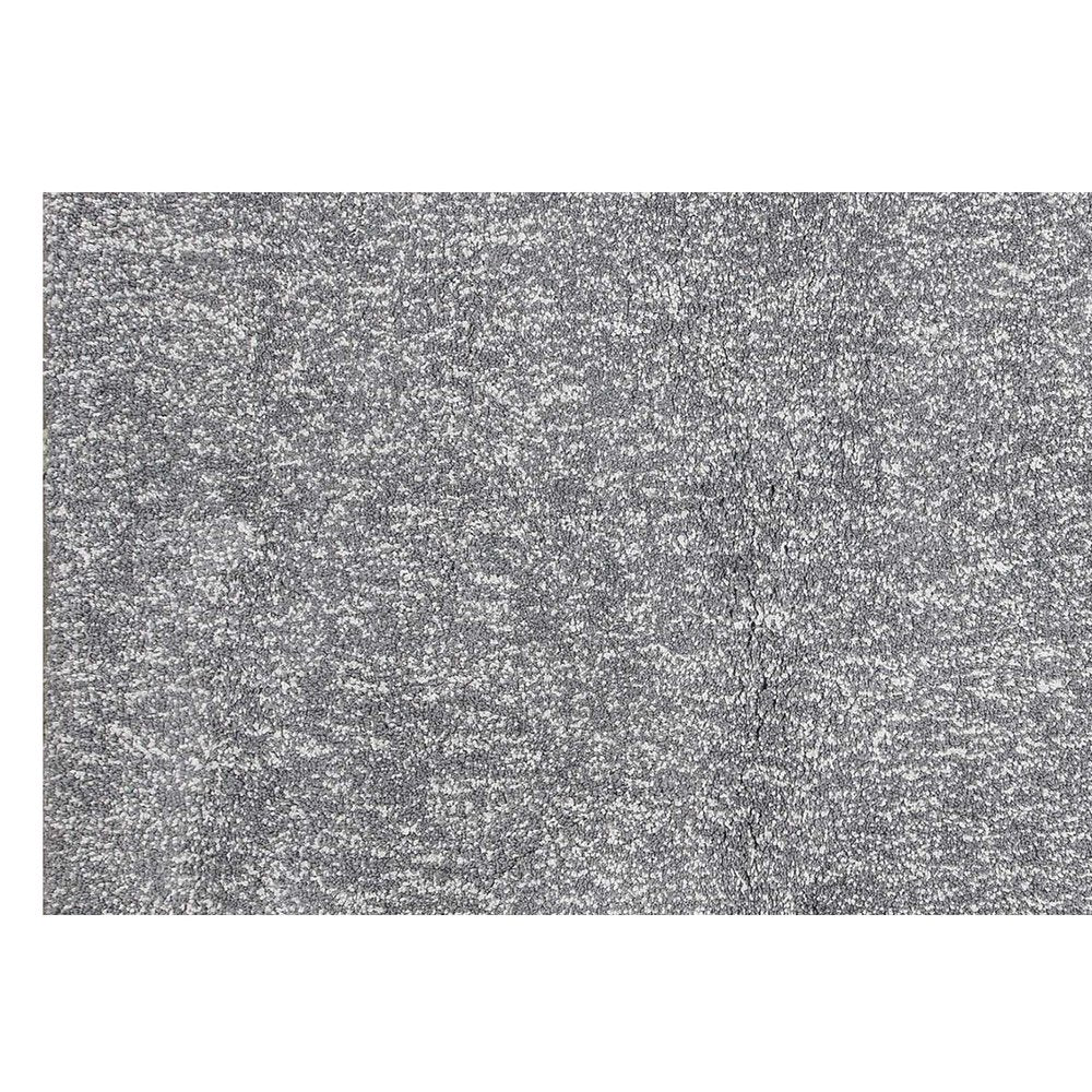 8' Gray Shag Hand Woven Runner Rug