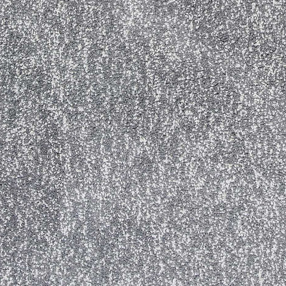 8' Gray Shag Hand Woven Runner Rug