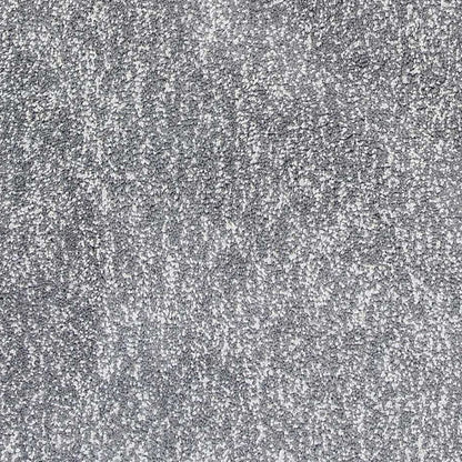 8' Gray Shag Hand Woven Runner Rug