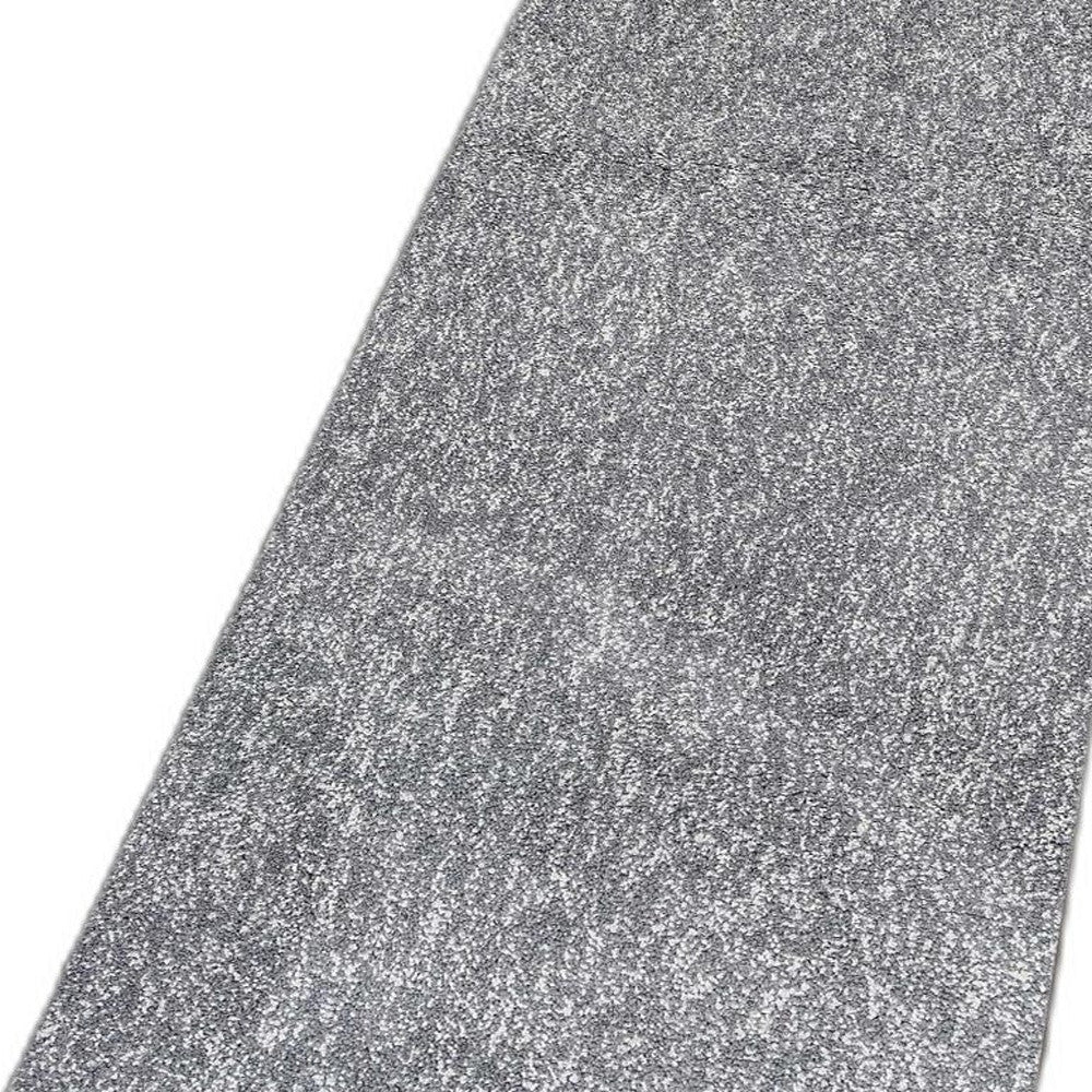 3' X 5' Grey Heather Indoor Shag Rug