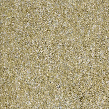 8' Yellow Shag Hand Woven Runner Rug