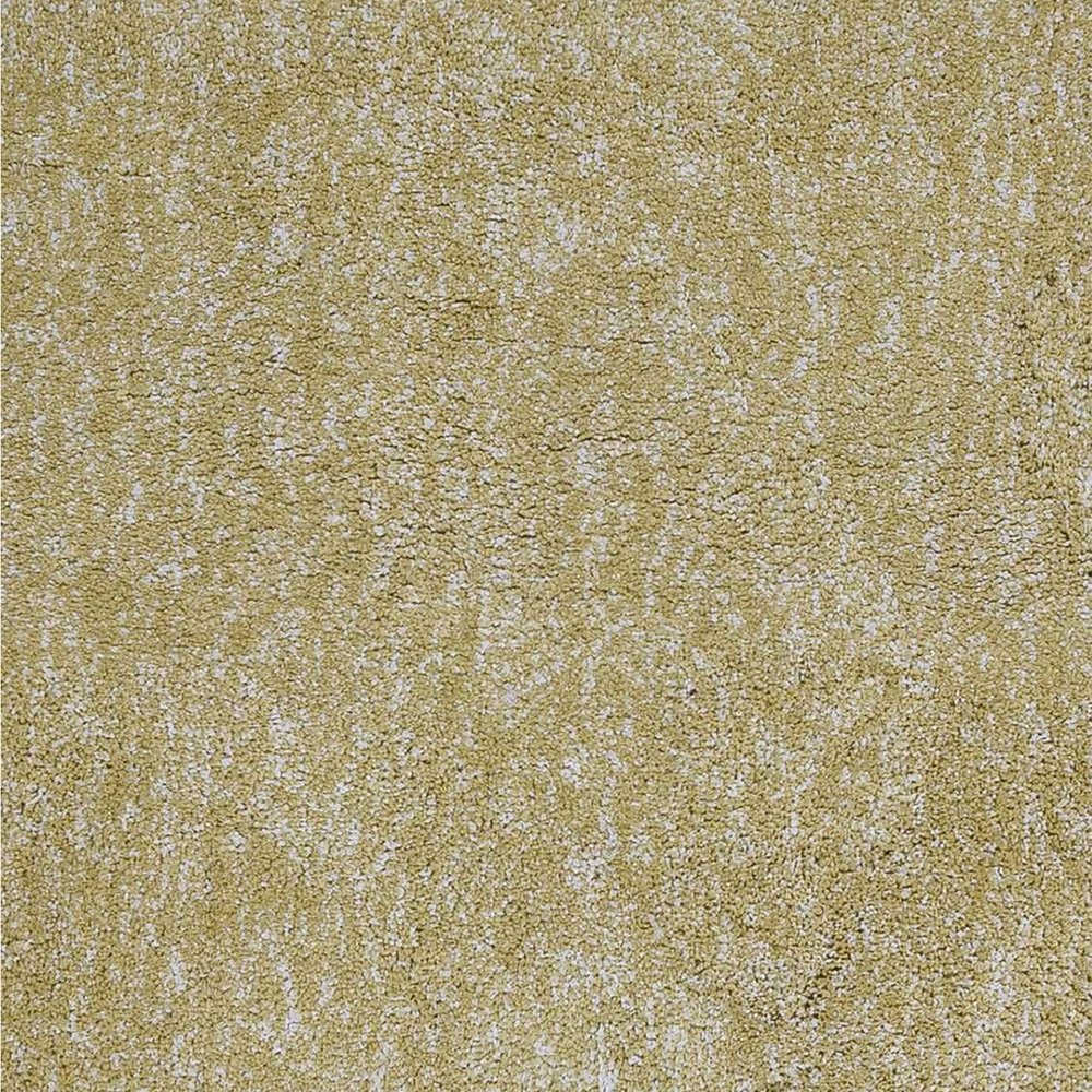 3' X 5' Yellow Shag Hand Woven Area Rug