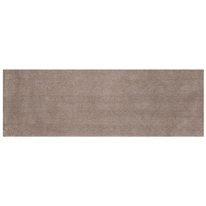 8' Beige Plain Runner Rug