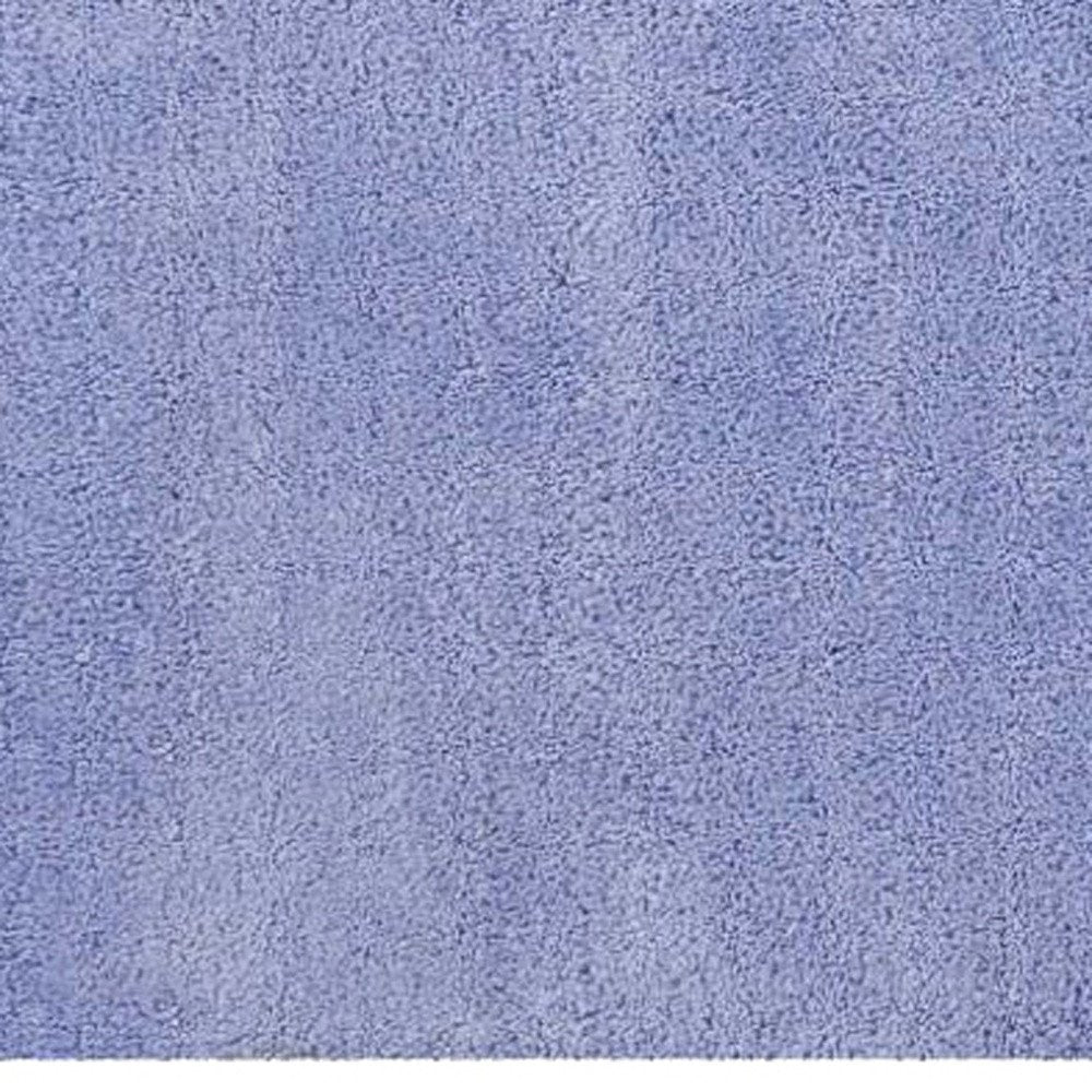 8' Purple Hand Woven Runner Rug
