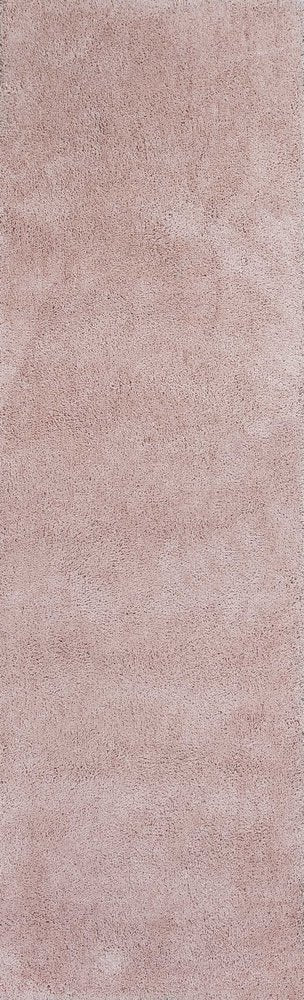 3' X 5' Pink Shag Hand Woven Area Rug