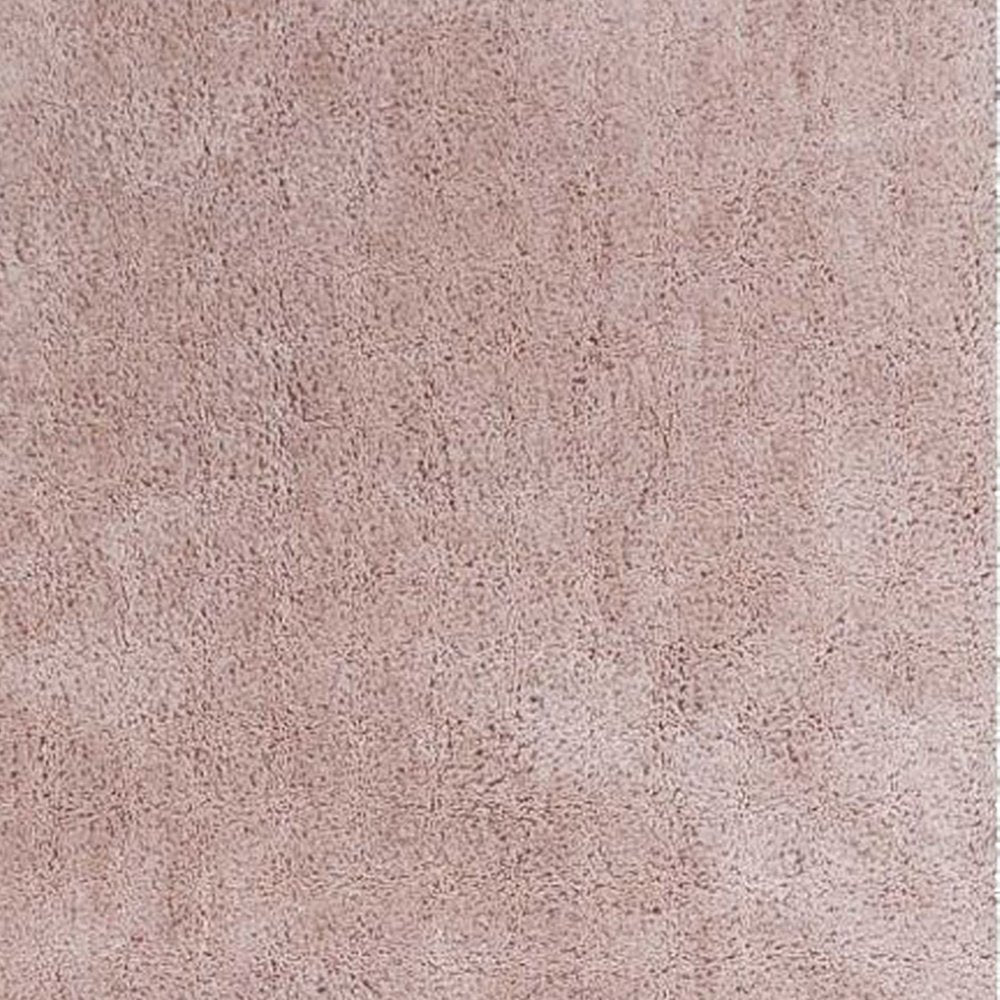 8' Pink Shag Hand Woven Runner Rug