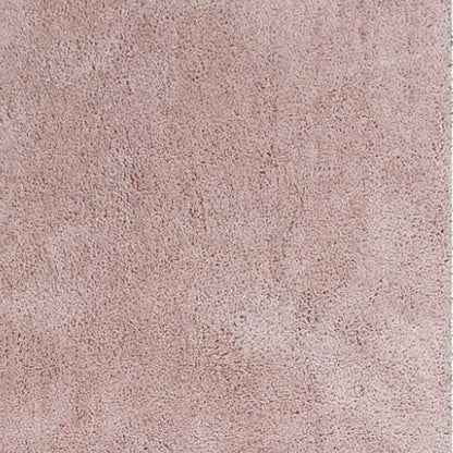 8' Pink Shag Hand Woven Runner Rug