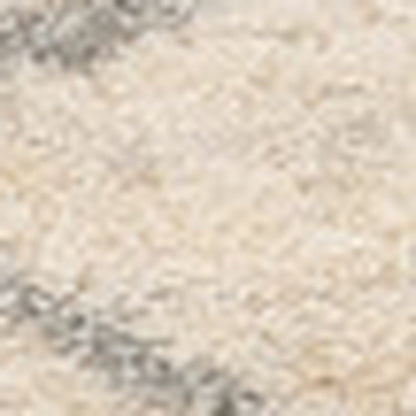 7' X 9' Gray And Ivory Chain Area Rug