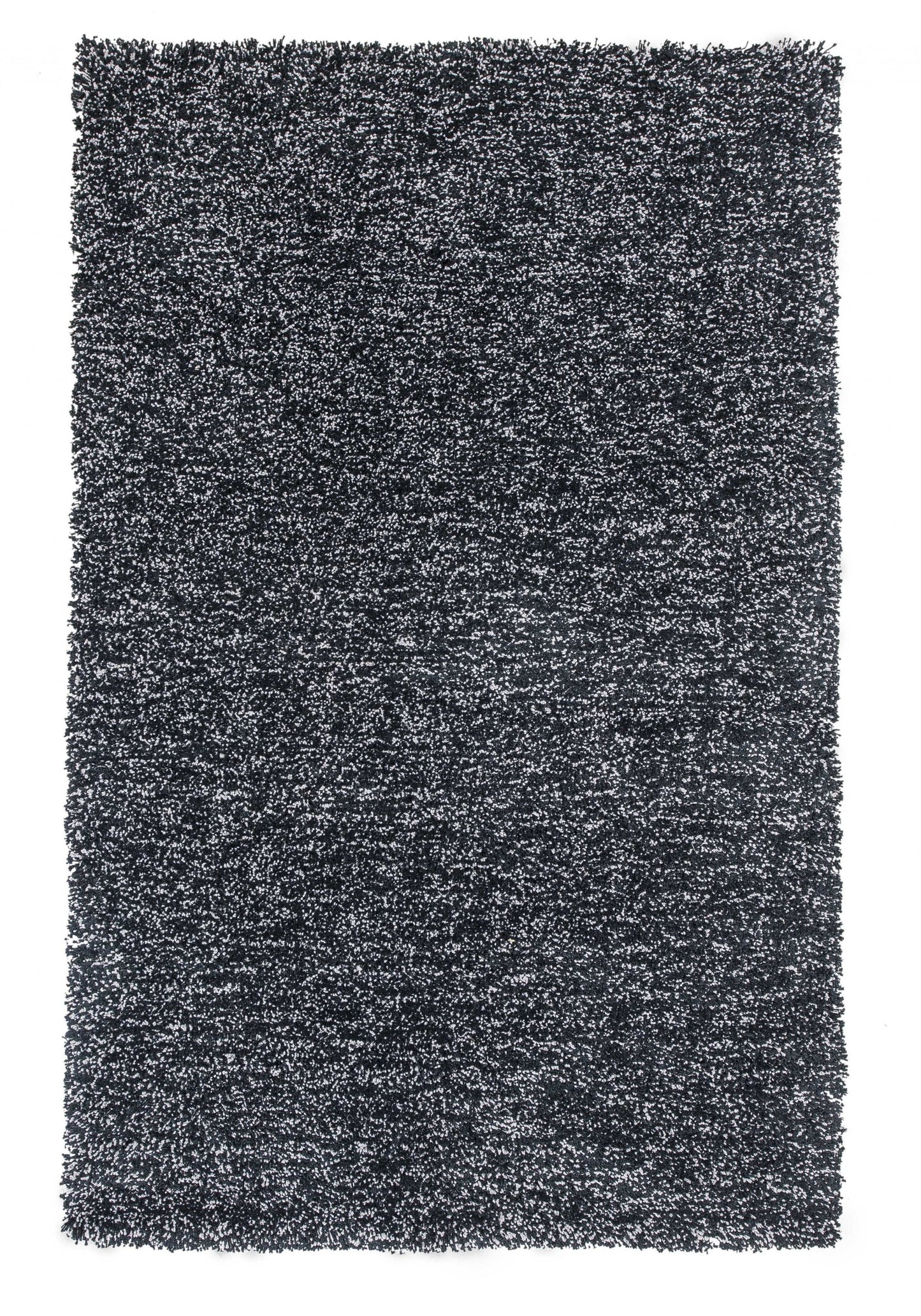 8' Black Heather Plain Runner Rug