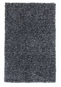 8' Black Heather Plain Runner Rug