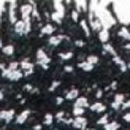 3' X 5' Black And White Shag Hand Woven Area Rug