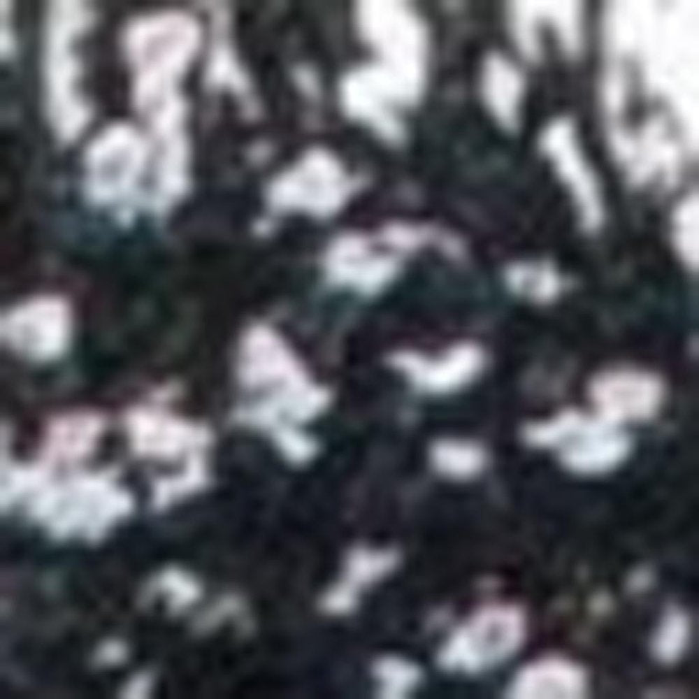 3' X 5' Black And White Shag Hand Woven Area Rug