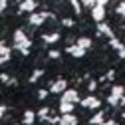 3' X 5' Black And White Shag Hand Woven Area Rug