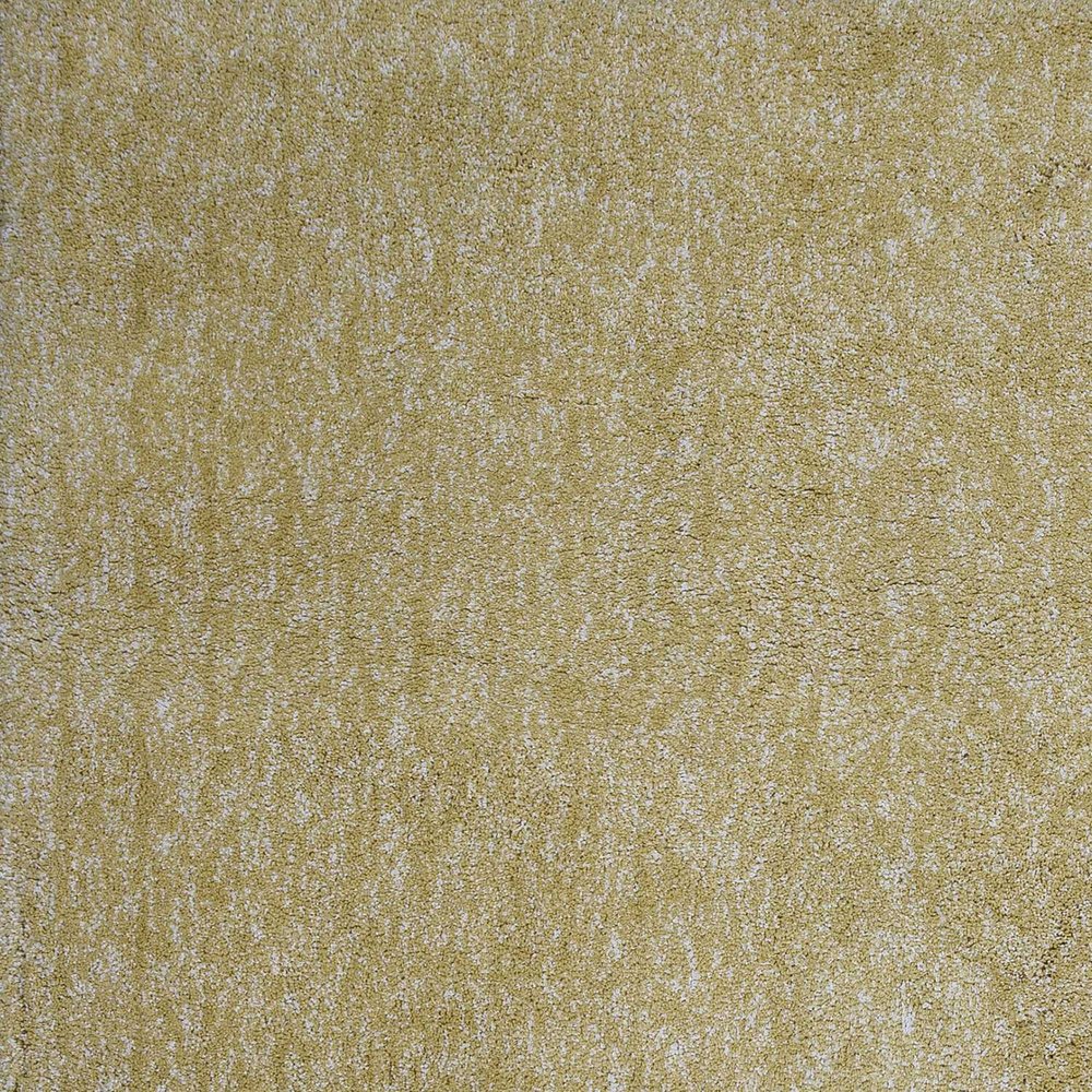 3' X 5' Yellow Shag Hand Woven Area Rug