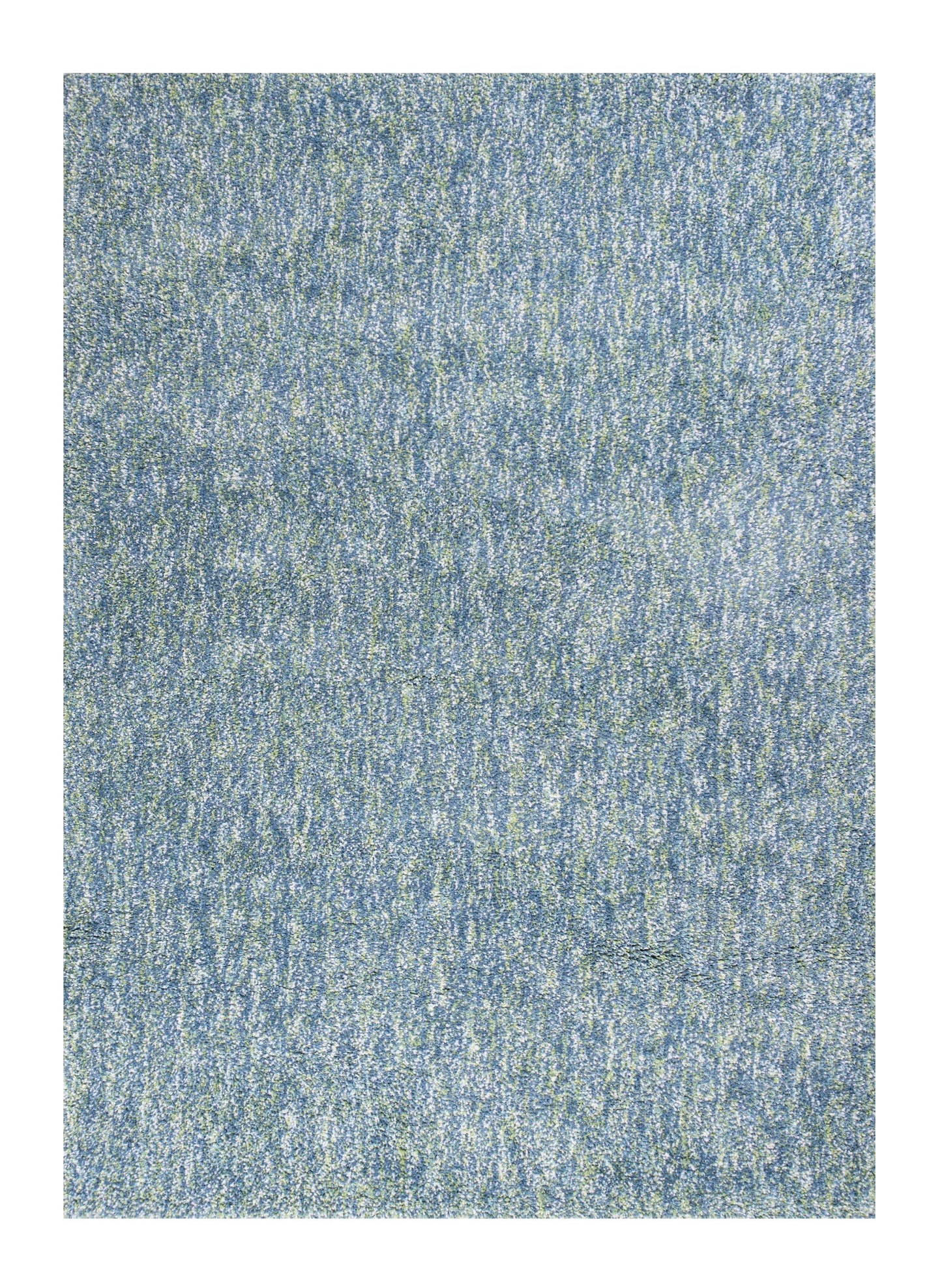 8' Seafoam Heather Indoor Shag Runner Rug