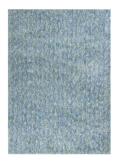 8' Seafoam Heather Indoor Shag Runner Rug