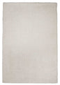 3' X 5' Ivory Shag Hand Woven Area Rug