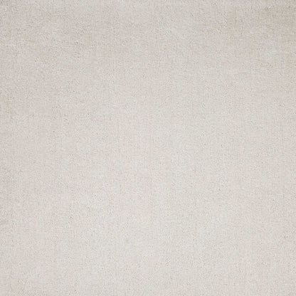 3' X 5' Ivory Shag Hand Woven Area Rug