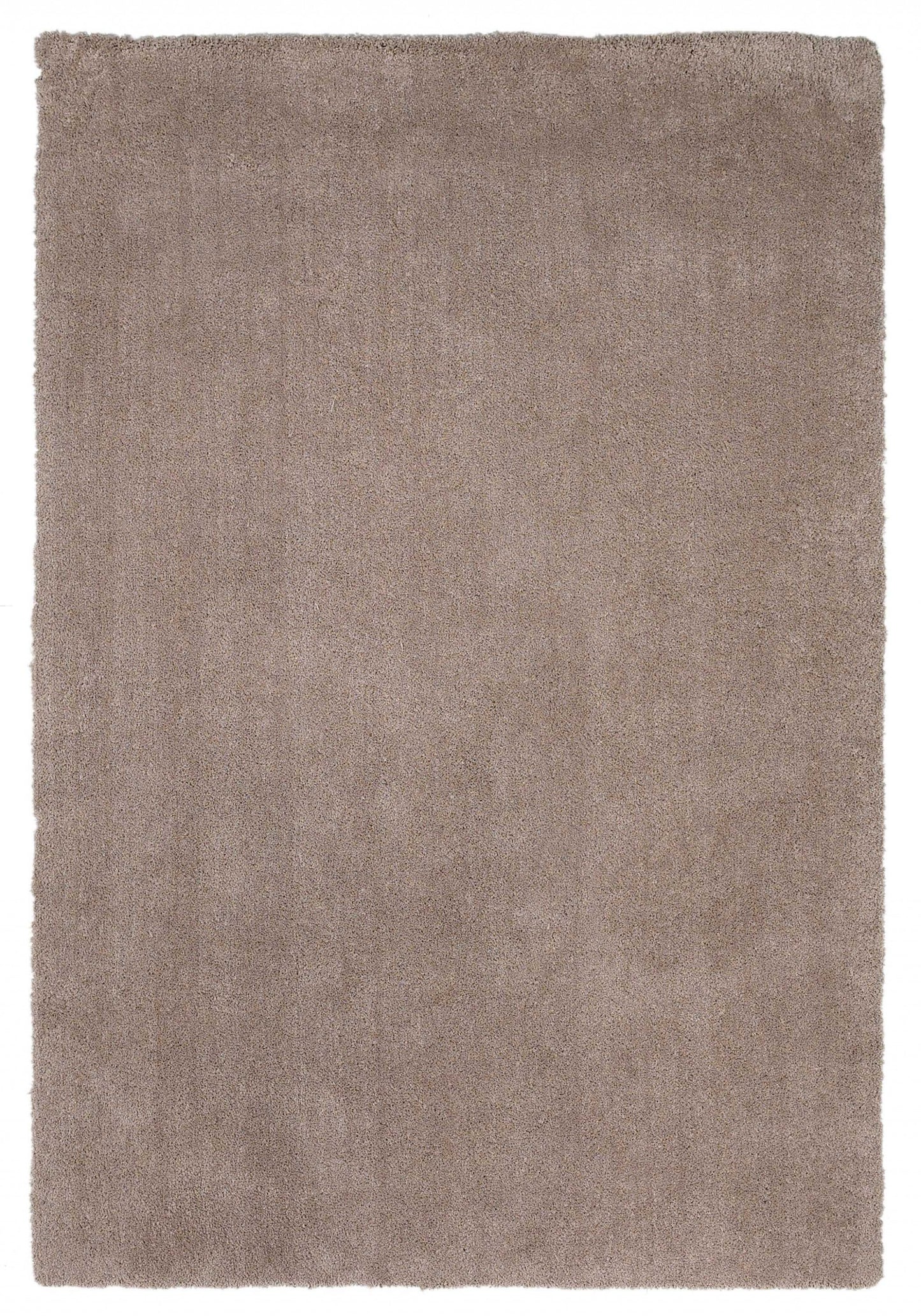 8' Beige Plain Runner Rug