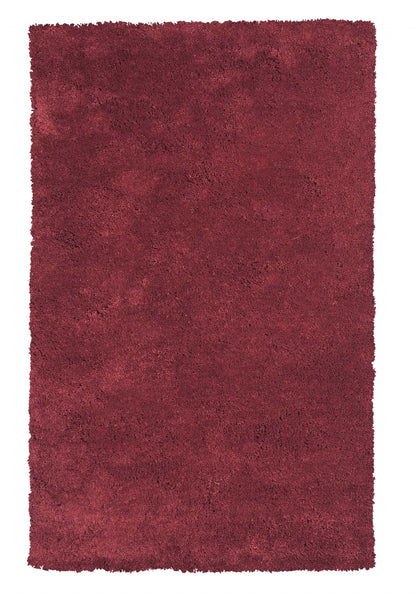 8' Red Plain Runner Rug