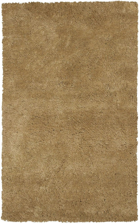 3' X 5' Gold Hand Woven Area Rug