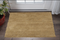 8' Gold Indoor Shag Runner Rug