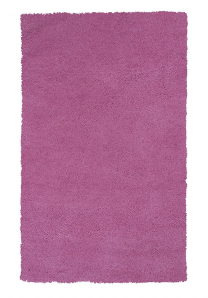 8' Hot Pink Plain Runner Rug