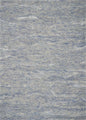 3' X 5' Blue And Beige Abstract Hand Tufted Area Rug