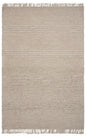 3' X 5' Beige Wool Hand Woven Area Rug