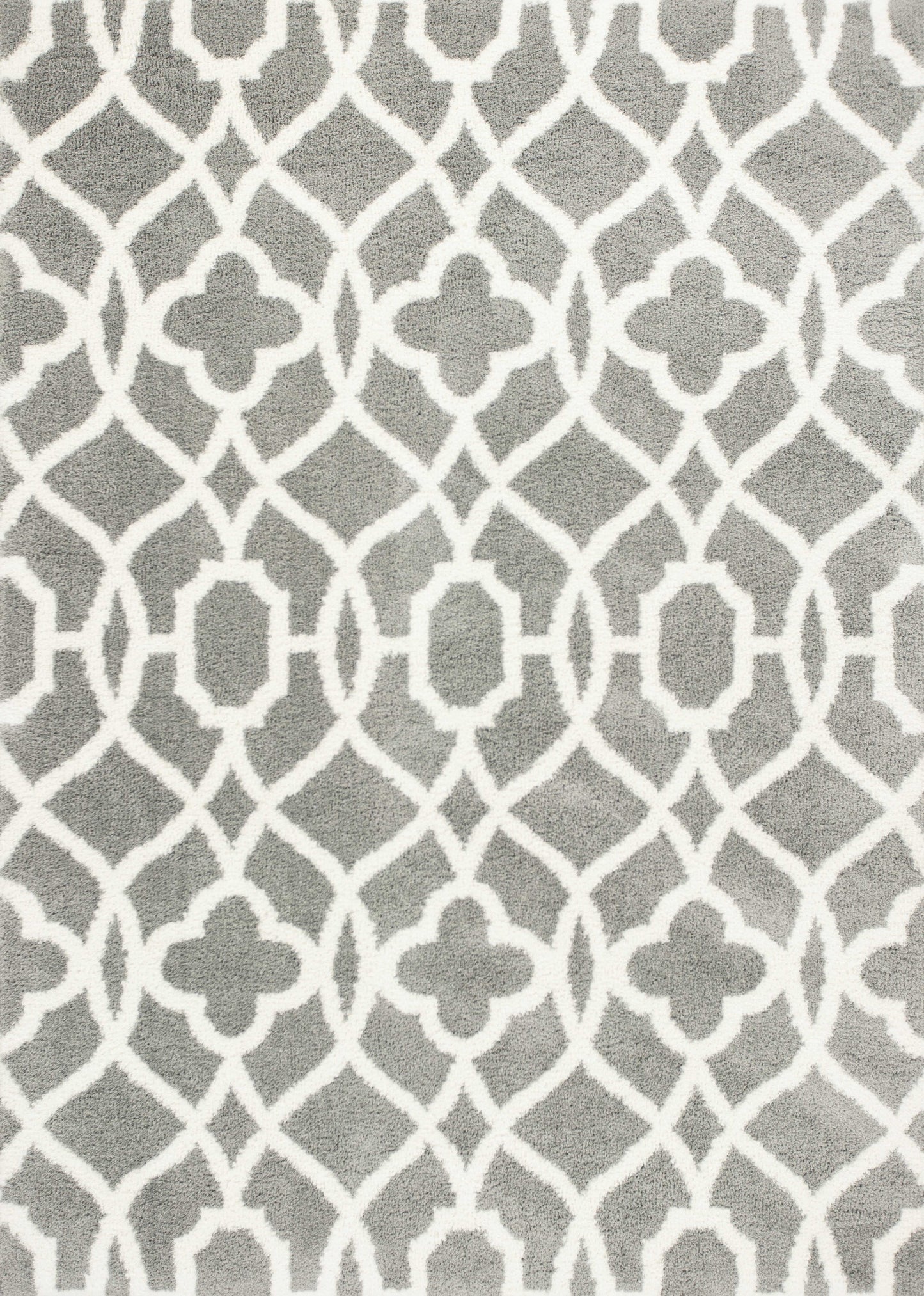 3' X 5' Grey Or Ivory Vintage Pattern Area Rug