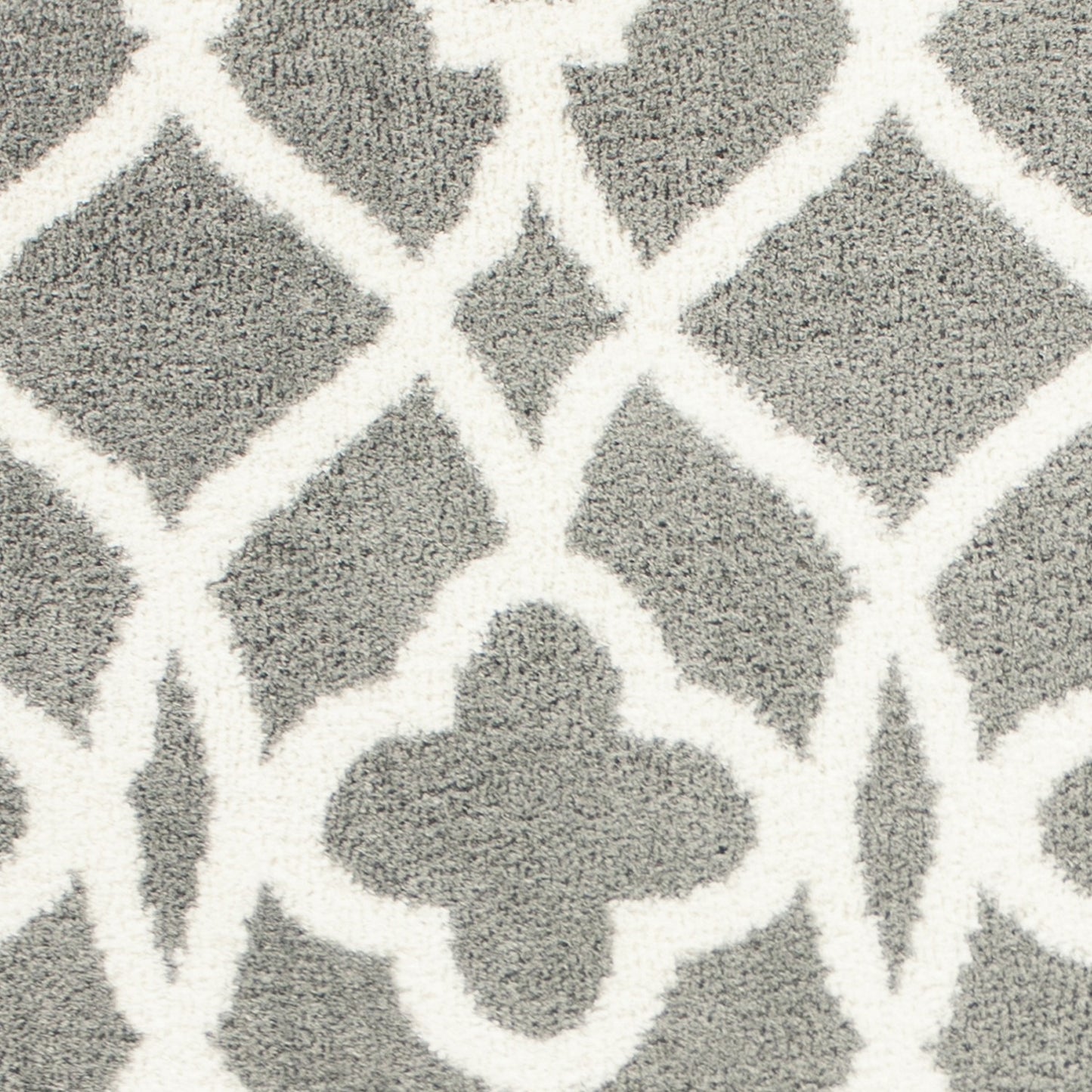 3' X 5' Grey Or Ivory Vintage Pattern Area Rug