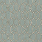7' X 7' Green and Ivory Hand Hooked Area Rug