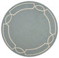 5' X 7' Gray And Ivory Handmade Indoor Outdoor Area Rug