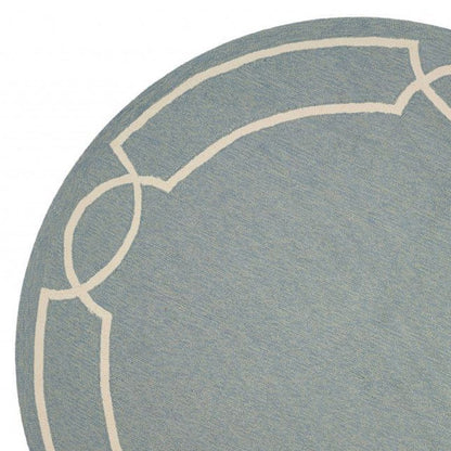 3' X 5' Gray And Ivory Handmade Indoor Outdoor Area Rug