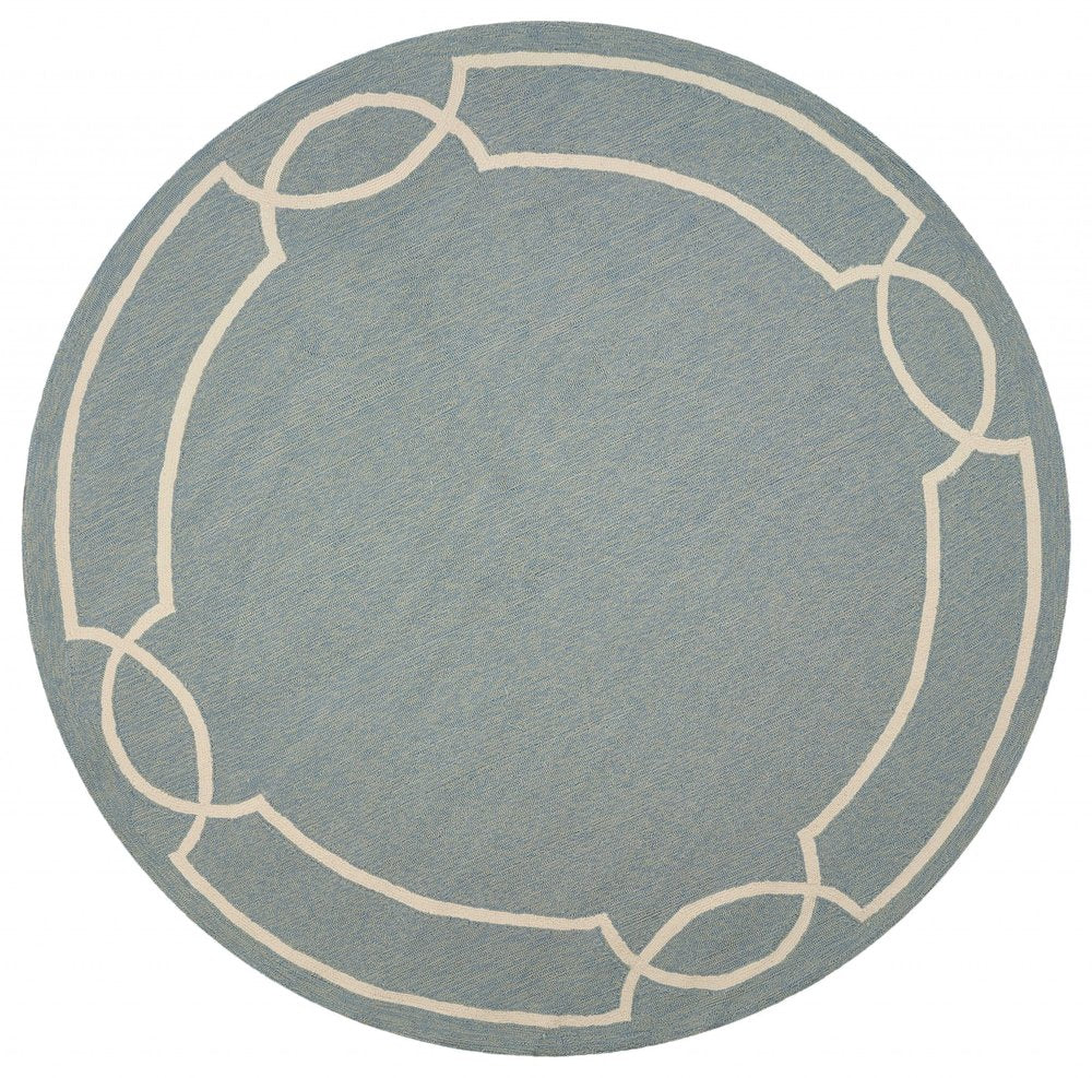 3' X 5' Gray And Ivory Handmade Indoor Outdoor Area Rug