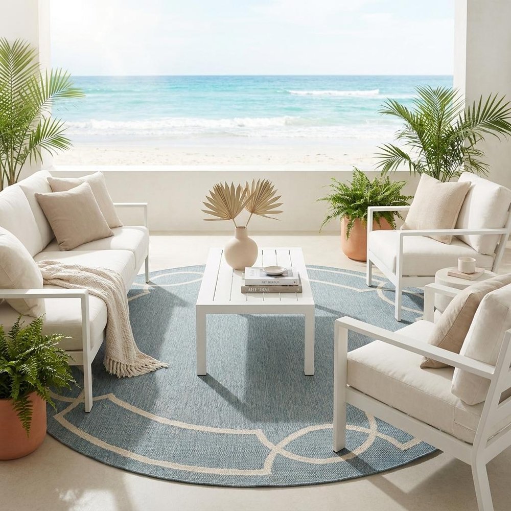 3' X 5' Gray And Ivory Handmade Indoor Outdoor Area Rug
