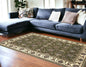 2' X 8' Green Or Ivory Traditional Runner Rug