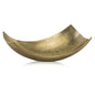 17" Gold Aluminum Scoop Decorative Bowl