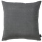 Set Of 2 Grey Brushed Twill Decorative Throw Pillow Covers