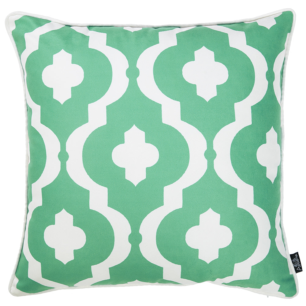 18" Turquoise Throw Pillow Cover