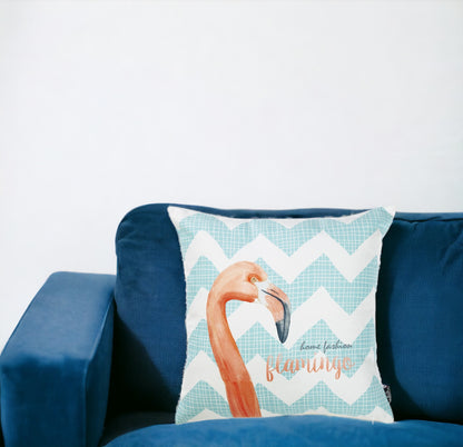 18" Aqua Throw Pillow Cover