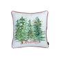 18" Green and White Christmas Tree Throw Pillow Cover